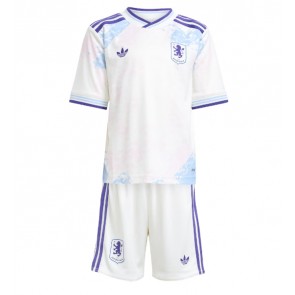 Billiga Aston Villa Harvey Elliott #9 Tredjeställ Barn 2025-26 Kortärmad (+ Korta byxor)